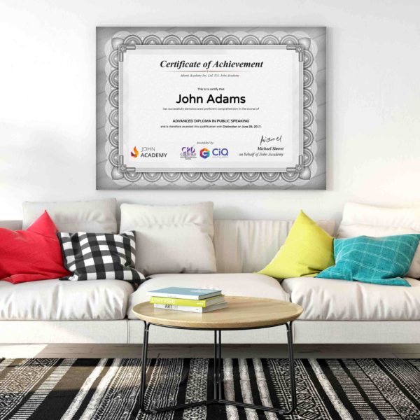 certificate mock
